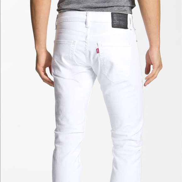 White Wash Levi’s 511 Skinny Jeans - Picture 2 of 6